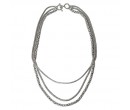 Sautoir Argent 3 rangs