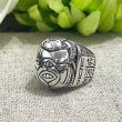 Silver beetle ring