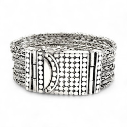 925 Silver Bracelet - 9 Rows