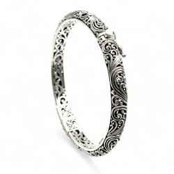 925 silver opening bracelet
