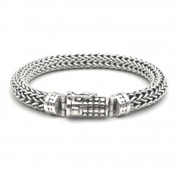 925 sterling silver snake chain bracelet, 10mm