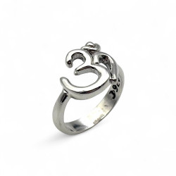 Bague OM SWASTIASTU en Argent 925