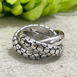 Silver 3 rings