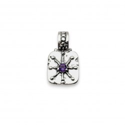 Sterling silver and semi-précious