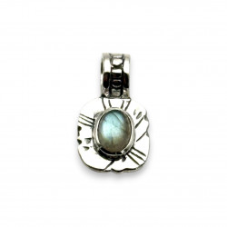Sterling silver labradorite pendant