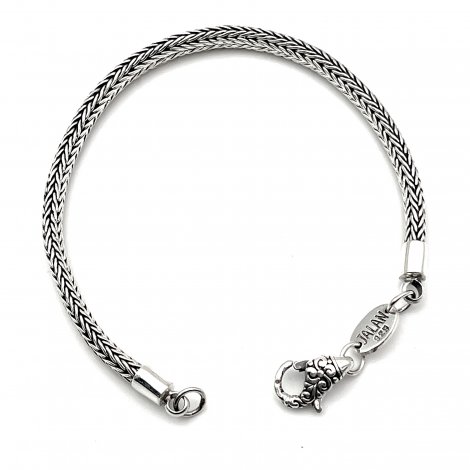 925 sterling silver 4mm snake chain bracelet 