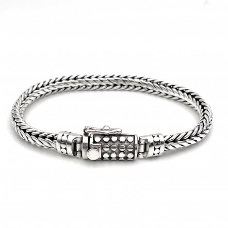 925 sterling silver bracelet with 6mm snake chain