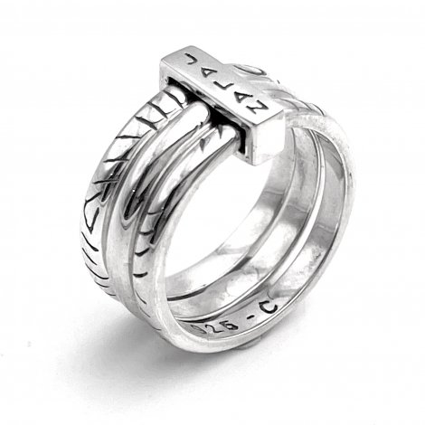 Bague Argent JALAN JALAN