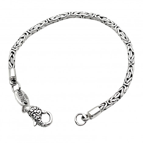 Bracelet argent 925 maille Borobudur 3mm