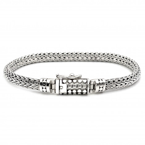 Bracelet argent 925 maille serpent 6mm