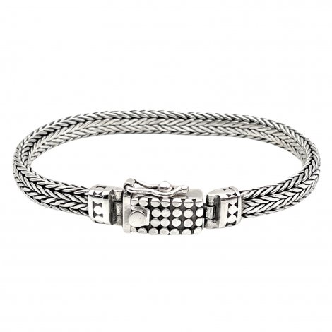 Bracelet argent 925 maille serpent plate 6mm
