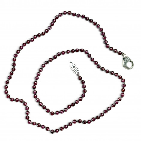 perles de grenat facettées