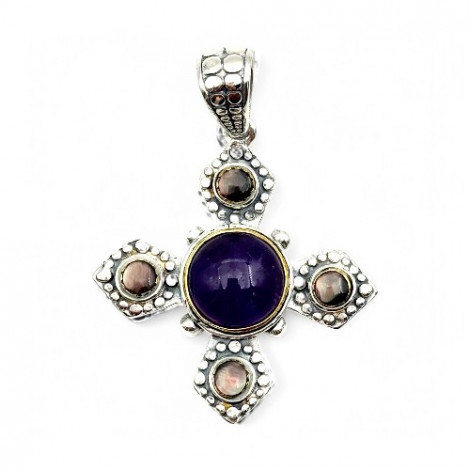 AMETHYSTE & NACRE GRISE