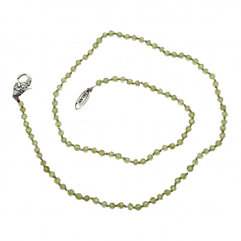 peridot faceted beads