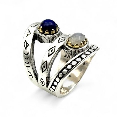 LAPIS LAZULI & BLUE MOON STONE