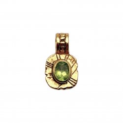 18k Gold-plated and semi-precious stone  Pendant