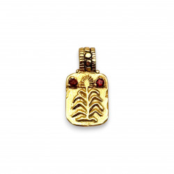 18k Gold-plated and semi-precious stones Pendant