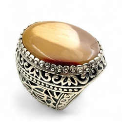 Bague Argent 925 et Mokaïte