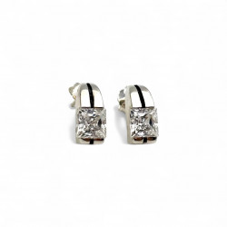 Boucles d'oreilles Argent et Zirconium