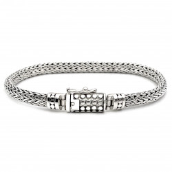 Bracelet argent 925 maille serpent 6mm