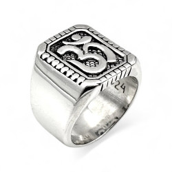 OM SWASTIASTU 925 silver ring