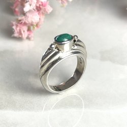 Silver and Turquoise Ring - ARCHIVES COLLECTION