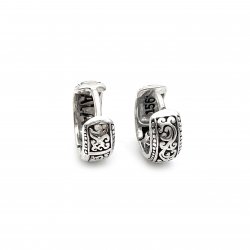 Silver earrings 12mm