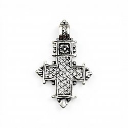 Sterling silver cross pendant