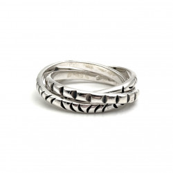 Silver 3 rings