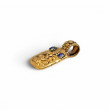 18k Gold-plated and amethyst Pendant