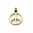 18k Gold-plated Peace & Love  Pendant