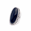 925 Silver and onyx ring