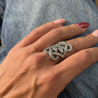 925 Silver snake ring
