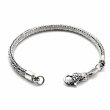 925 sterling silver 4mm snake chain bracelet 