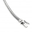 925 sterling silver bracelet with 6mm flat snake chain