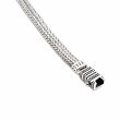 925 sterling silver bracelet with 8mm flat snake chain