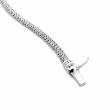 925 sterling silver snake-link bracelet, 6 mm