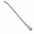 925 sterling silver snake-link bracelet, 6 mm