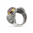 Bague Argent 925 et laiton avec Kunzite