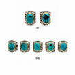 Bague Argent 925 et Laiton avec Turquoise