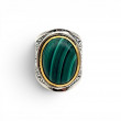 Bague Argent 925 et Malachite