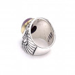 Bague Argent et Laiton avec Kunzite