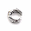Bague Argent et Laiton avec Kunzite