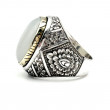 Bague Argent et Laiton avec Pierre de Lune