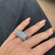 Bague argent et topazes bleues - COLLECTION ARCHIVES