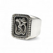 Bague OM SWASTIASTU en Argent 925