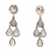 Boucles d'oreilles Argent 925 et Coquillage porcelaine