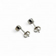 Boucles d'oreilles argent et citrine