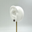 Boucles d'oreilles Argent et Grenat