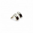 Boucles d'oreilles Argent et Grenat